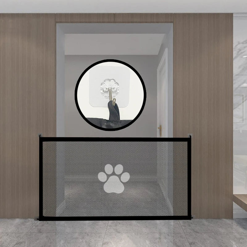 Pet Barrier Fences Portable Folding Breathable Mesh Cat and Dog Safety Fences Pet Supplies to Ensure Pet Safety - Play Paws Toys