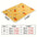 1 Cute Carrot-Shaped, Super Absorbent, Reusable Rabbit Toilet Mat with a Random Pattern, Easy to Clean, Machine Washable, Non-Slip, Suitable for Rabbit and Dog Pee Pads, Also Can Be Used for Rabbit Cage Decoration, Suitable f