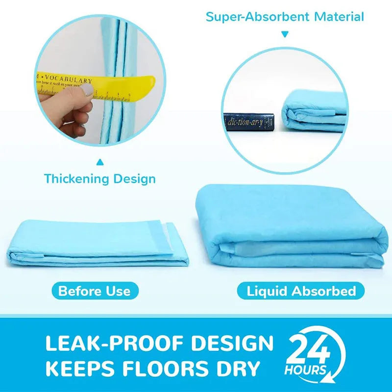 Diapers For Dogs Pet Disposable Nappy Mat Dog Diapers Absorbent Disposable Diapers Absorbent Pet Toilet Cat Disposable Nappy Mat
