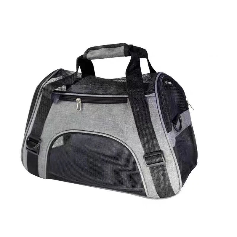Cat Bags Portable Dog Carrier Bag Mesh Breathable Foldable Cats Carrier Bag Travel Breathable Transport Handbag - Play Paws Toys