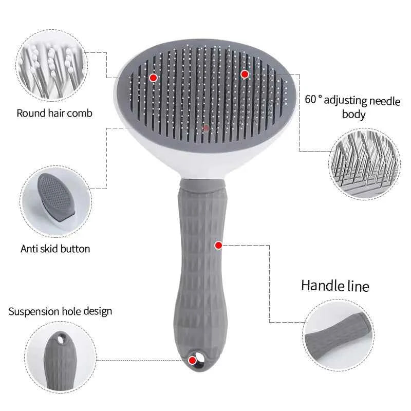 Pet comb, grooming tool, cat hair brush, pin brush, dematting comb, row comb, pet grooming comb, cat comb