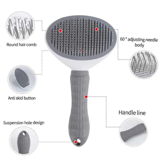 Pet comb, grooming tool, cat hair brush, pin brush, dematting comb, row comb, pet grooming comb, cat comb