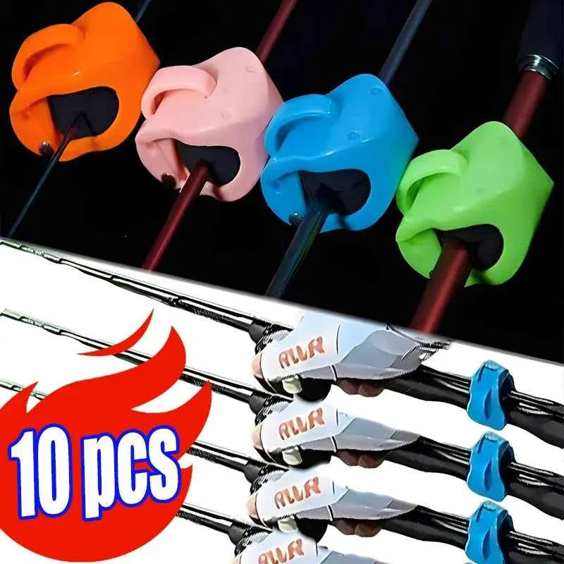 ABS Fishing Rod Holder Universal Multifunction Fixation for Lure Sea Table Rods Transport Storage Anti Slip Protective 4.5x3x3cm