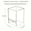 1pc Landscaping Negative Pressure Fish Tank Easy to Install Unique Acrylic Suspended Fish Tank Eye-catching