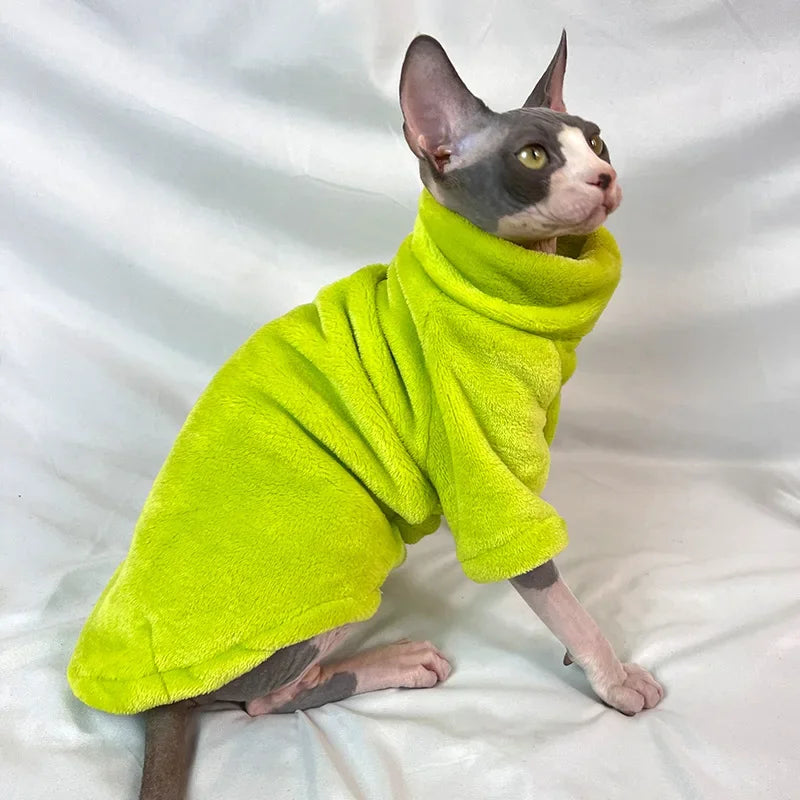 Fashionable Clothes For Cats Sphynx Cat Sweater Kitten Clothing Hound Dog Hoodie Clothes For Sphinx Cat Outfit Pet Jumpsuits - Play Paws Toys