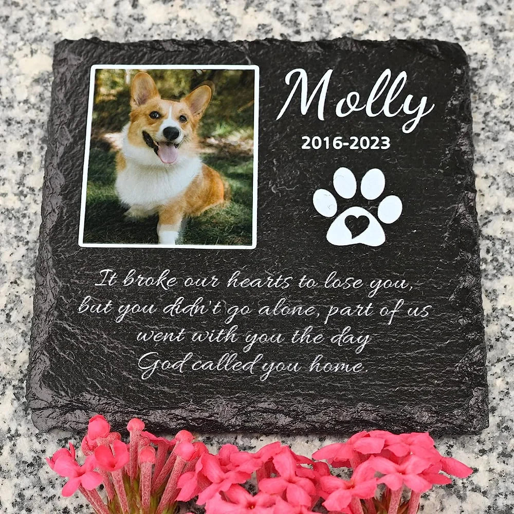 Custom Pet Memorial Stones Pet Grave Stones Personalized Dog Memorial Gifts for Loss Memorials & Funerary Support Dropshipping
