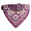 Adjustable Dog Bandana Leather Printed Soft Collar For Dog Pet Supplies Cat Scarf Collar For Chihuahua Puppy Pet Neckerchief