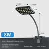 Super Slim LED Aquarium Lighting Waterproof Energy Saving Fish Tank Light RGB Adjustable Extensible Lamp Plant Growth