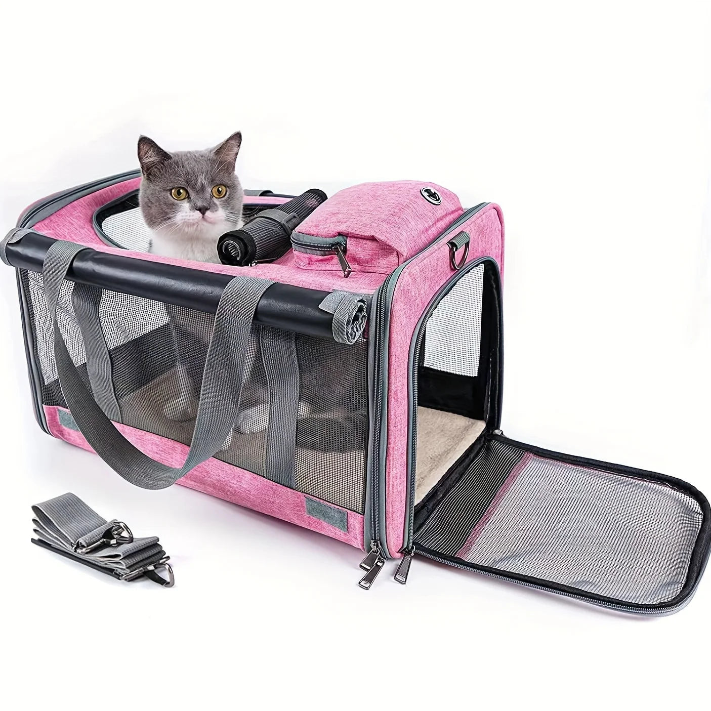 Pet Carrier for Large and Medium Cats Soft-Sided Pet Carrier for Big Medium Cats and Puppy Dog Carriers Cat Carriers - Play Paws Toys