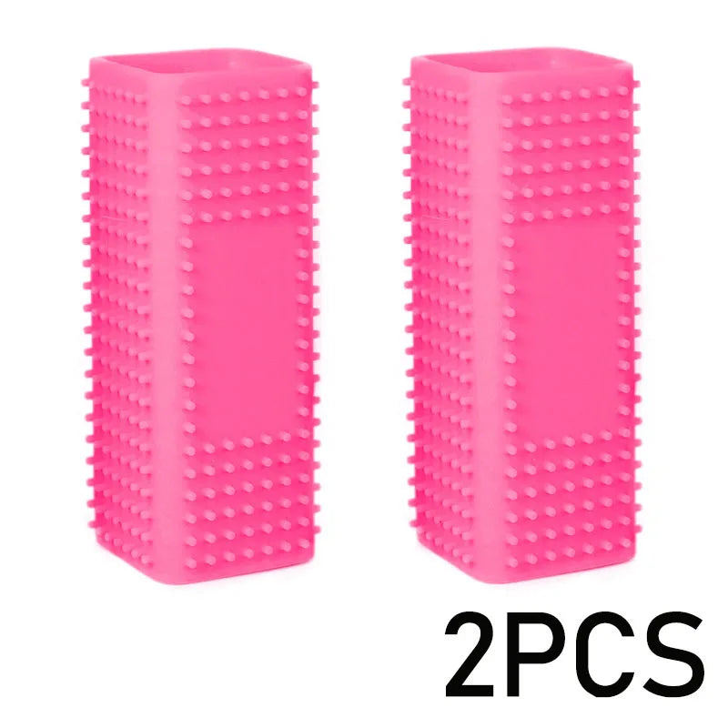 Pet Hair Removal Brush Car Animal Brush Dog Cat Hair Removal Effective Pet Hair Silicone Hollow Rubber Cleaning Brush GSZ01