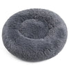 40-100cm Home Round Pet Bed for Large Dog Bed Super Soft Cat Bed Long Plush Dog House for Medium Dog House Winter Warm Sleeping