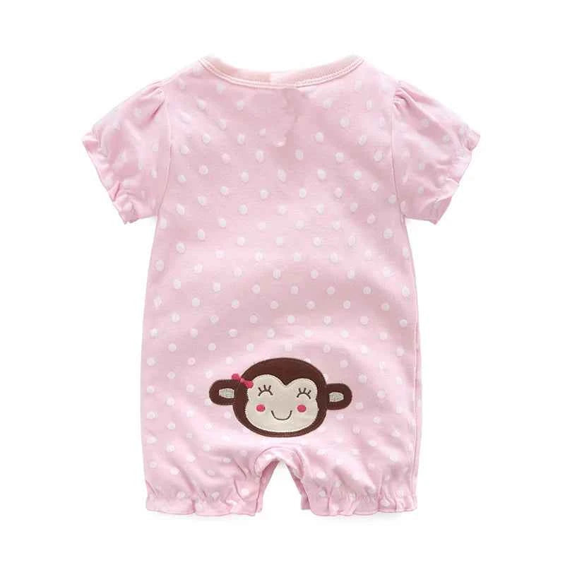 Newborn Clothes Summer Cute Baby Girl Baby Summer Clothes Thin Section 0 to 3 Months Infant Clothes