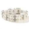 Faux Pearl Pet Collar