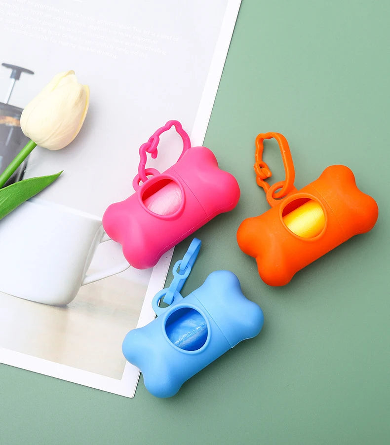 Pet Bin bag dog toilet bag pet cleaning supplies bone type pet garbage container toilet collector
