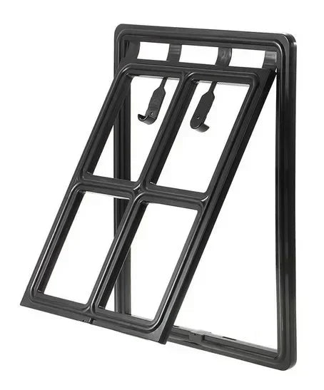 Home Lockable Dog Screen Door Pet Cat Screen Door Plastic Pet Door for Mosquito Proof Screen Window Security Flap Gate Dog Fence - Play Paws Toys