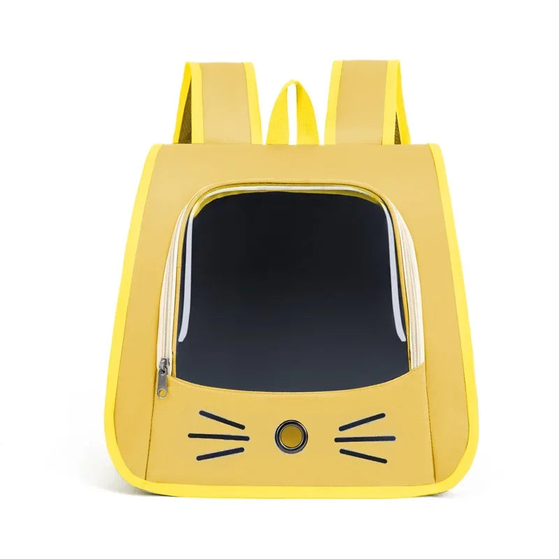 Pet Cat Carrier Bag Cat Backpack Outdoor Breathable Portable Shoulders Bag for Cats Small Dogs Transport Carrier - Play Paws Toys