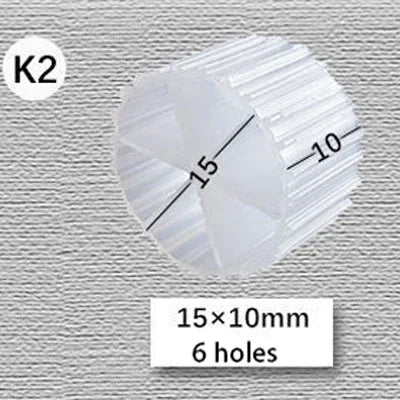 K1 K2 K3 K4 K5 Mbbr Aquarium Koi Pond Plastic Biochemical Filter Media Fluidized Bed Fish Tank Tumble Filter Accessories