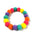50pcs Elastic Plush Pom Ball Pet Collar Rainbow Flower Hair Decoration Dog Bowtie Necklace Pet Cat Bow Dog Grooming Accessories