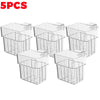 1/5pcs Aquarium Decoration Plant Cup Transparent Fish Tanks Hanging Decorations Box Pot Waterweed Cup Fish Tanks Decor Planter