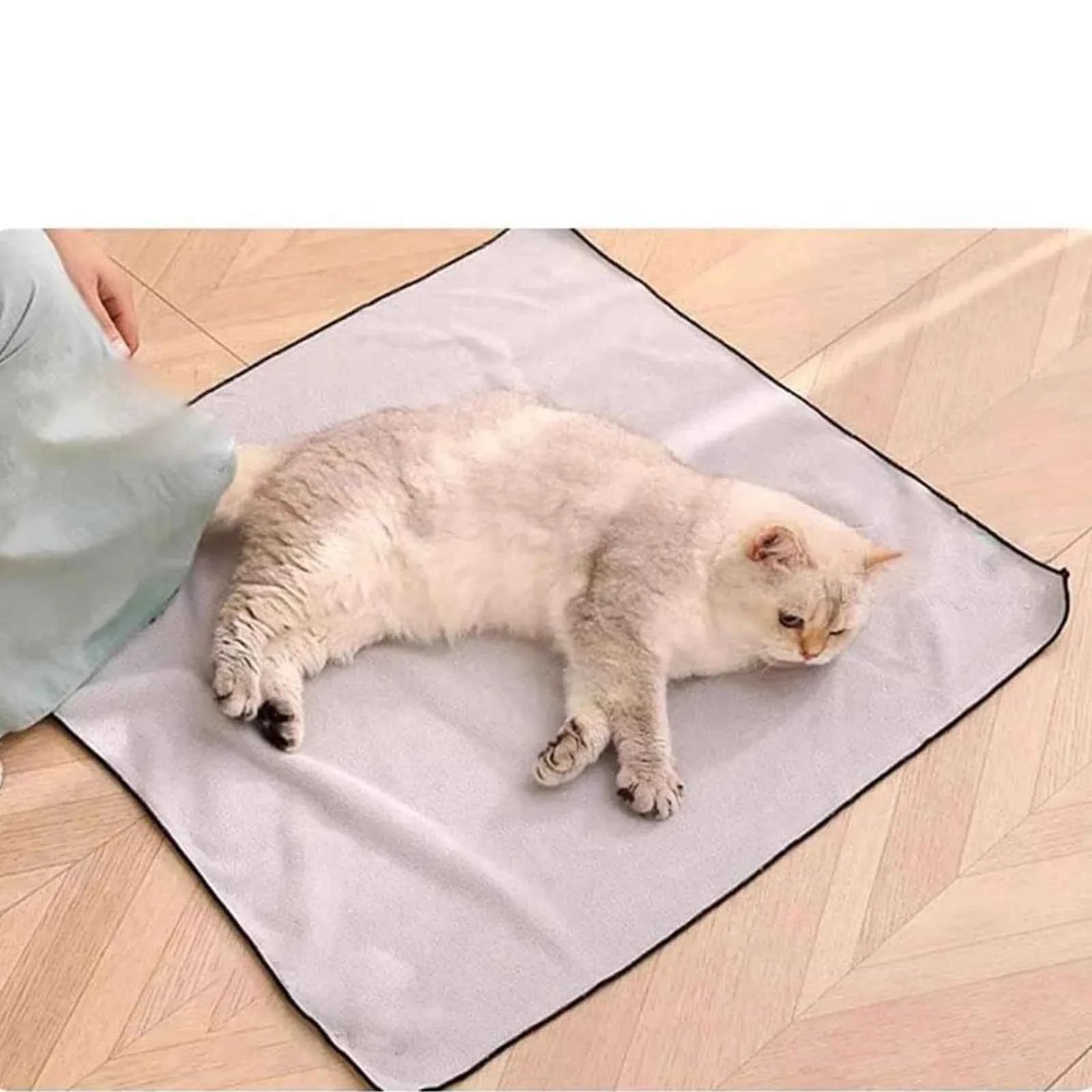 Cat Fixed Fabric Cartoon Printed Self-Adhesive Anti Scratch Anti Bite And Escape Cat Wrap Fabric Pet Grooming Restraint Bag