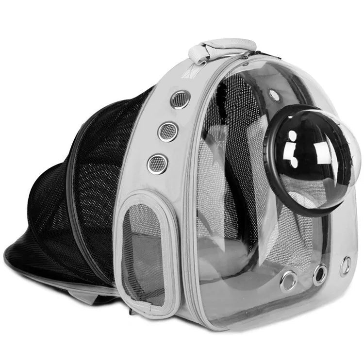 High Quality Astronaut Portable Cat Travel Bag Breathable Space Capsule Expandable Transparent Carrier Pet Backpack For Cat Dog - Play Paws Toys