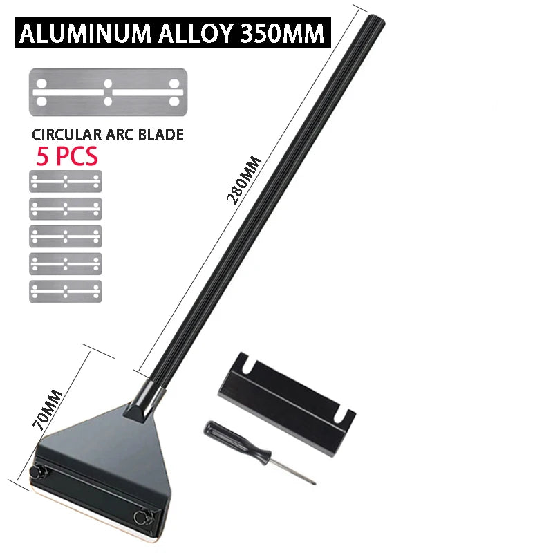 Aquarium Algae Remover Aluminum Alloy Stainless Steel Scraper Blade Fish Tank Glass Water Plant Grass Cleaning Tools Accessories
