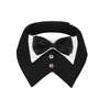 Sucado Dog Tuxedo Suit Bandana, Wedding Birthday Costume Dog Bowtie Collar, Pet Tux Bandana Collar for Small Medium Large Pets