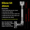 DIY Clear Aquarium Skimmer Acrylic Lily Pipe Spin Surface Inflow Outflow Water Plant Tank Filter Cleaning Fish Tank Accessories