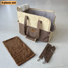 Dog Car Seat Dog Booster Car Seat Cat Carrier Bag Cat Bed for Small Dogs Cats Pet Car Seat with Pad and Straps for Dogs Cats - Play Paws Toys