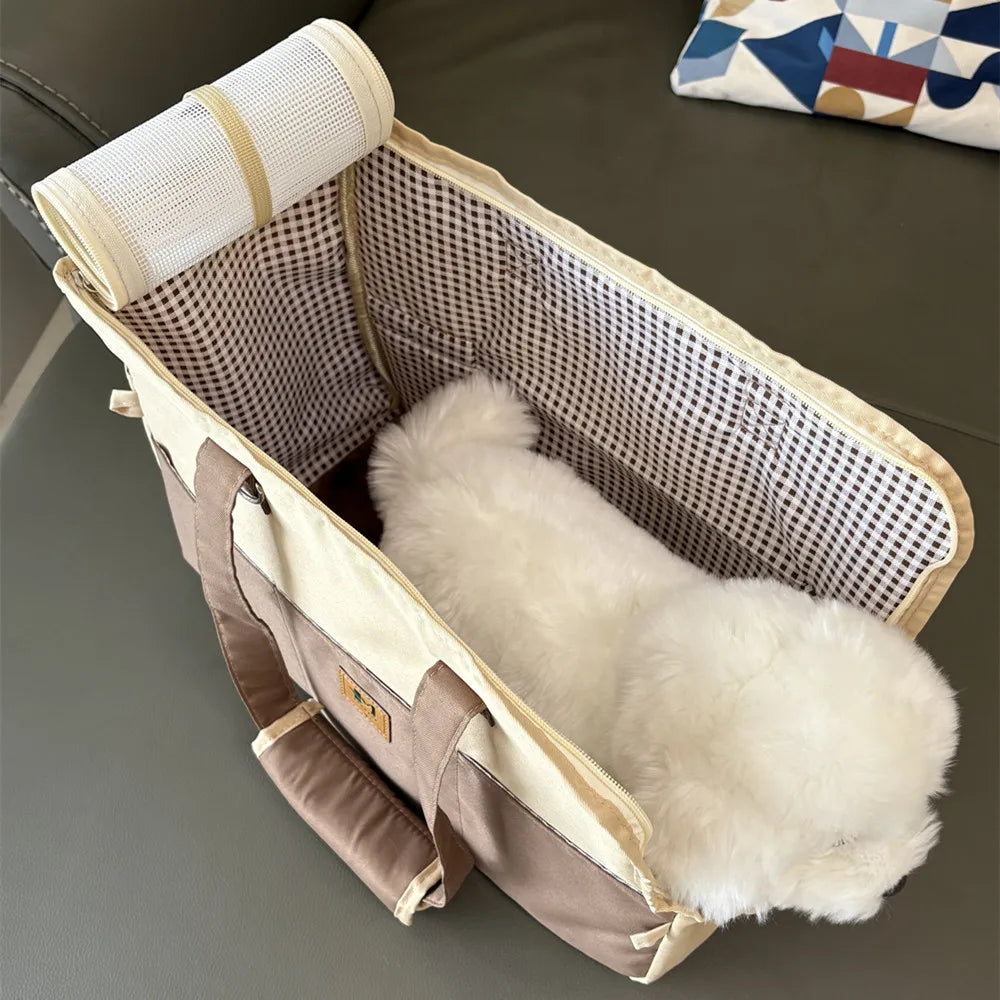 Dog Car Seat Dog Booster Car Seat Cat Carrier Bag Cat Bed for Small Dogs Cats Pet Car Seat with Pad and Straps for Dogs Cats - Play Paws Toys