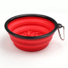 350 1000ml Travel Foldable Pet Dog Bowl for Small Large Dogs Slow Puppy Big Dog Food Bowls Portable Pet Feeder comedero perro