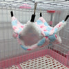 Double Layered Hamster Cage Sleeping Hammock Print Guinea Pig Clothes Bed Rodent Hammock Chinchilla Cage Little House
