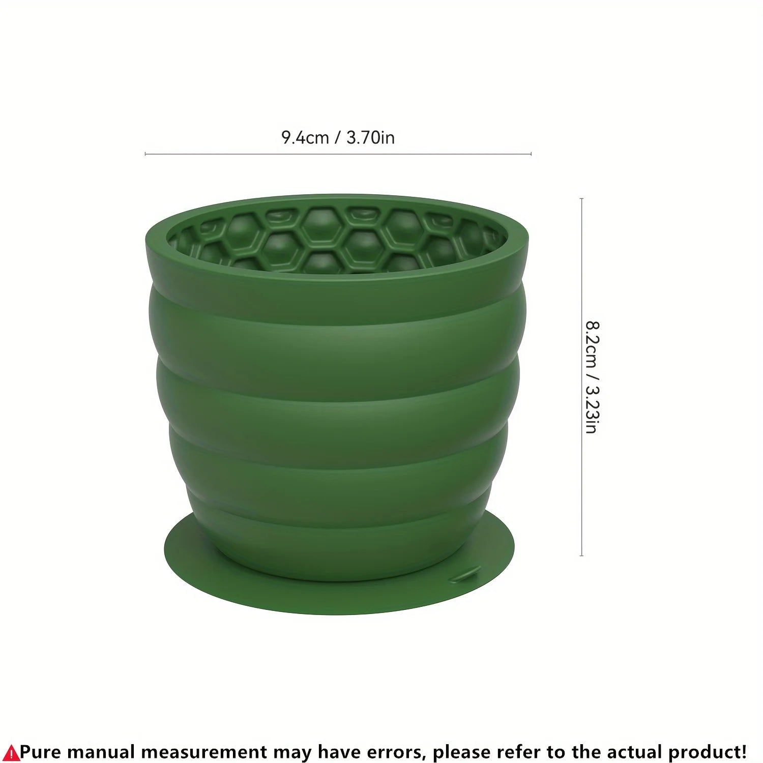 Silicone Slow Feeder Dog Bowl Cup - Anti-Slip Distraction Design for Small To Medium Breeds - Promotes Healthy Digestion
