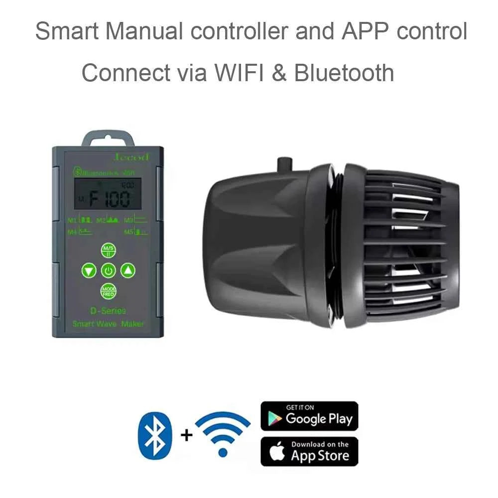 Jebao Jecod D series DMP 5M/10M/20M Pump Wireless Bluetooth WiFi APP Control Freshwater Saltwater Fish Aquarium Smart Wave Maker