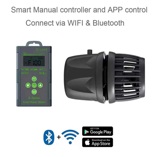 Jebao Jecod D series DMP 5M/10M/20M Pump Wireless Bluetooth WiFi APP Control Freshwater Saltwater Fish Aquarium Smart Wave Maker