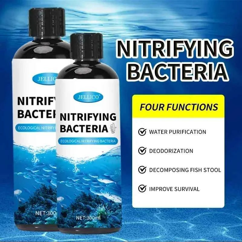 300ml Nitrifying Bacteria Liquid Fish Tank Water Purifier Aquarium Fish Farming Medicine Supplies Fishbowl Water Treatment