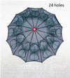 Automatic Multi-specification Fishing Net Umbrella Round Thickened Skeleton Folding Fishing Net Fishing Gear Fishing Accessories