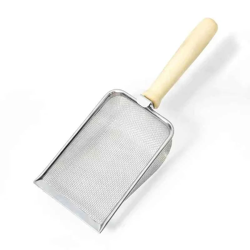 Cat droppings Metal cat litter shovel tool, swollen potato rot sand stainless steel shovel