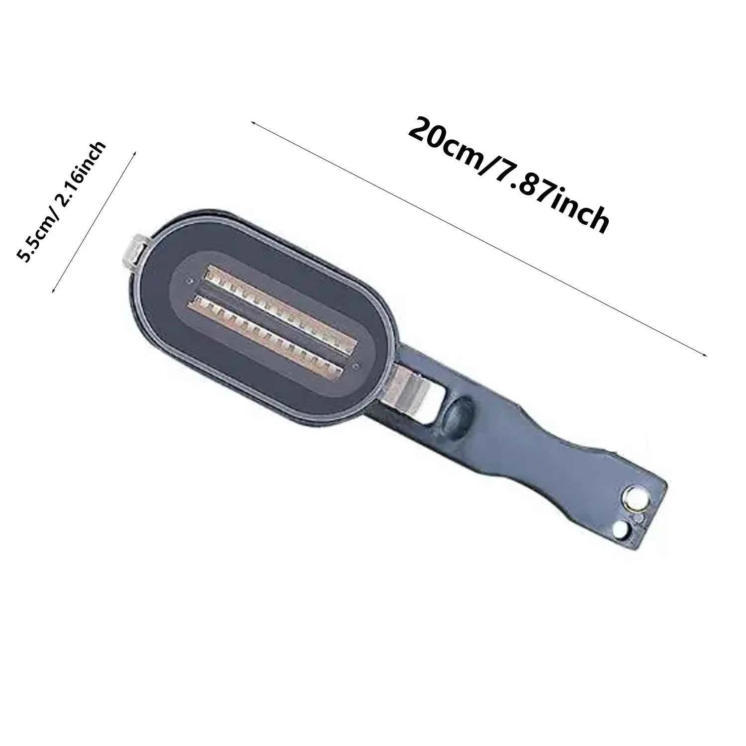 Practical Fish Scale Remover, Plastic Fruit and Vegetable Peeler, Descaling and Cleaning Scraper with Accessories, Folding Knife
