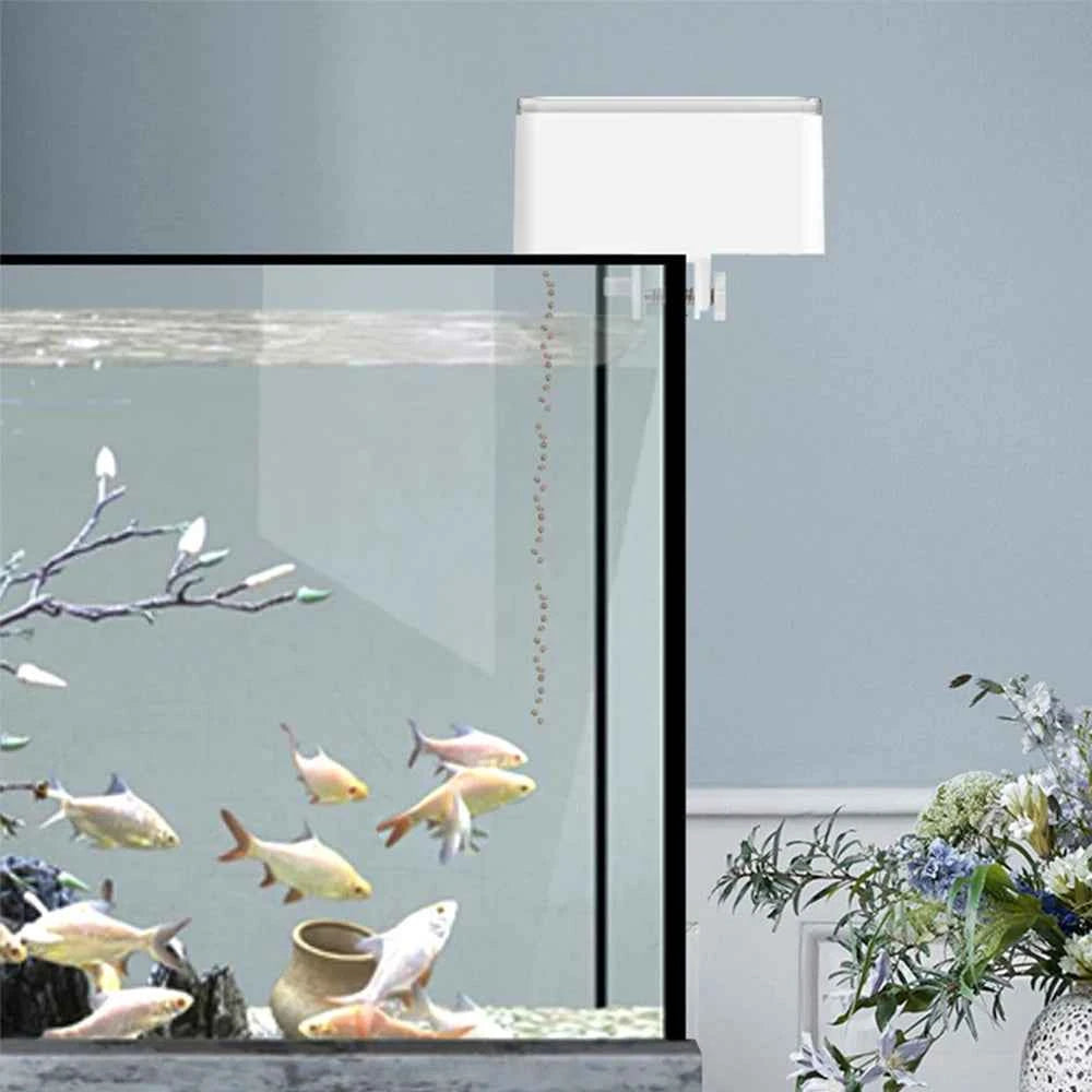 ZYfeeder intelligent fish feeder, timed and quantitative fish tank accessories, ornamental fish food dispenser