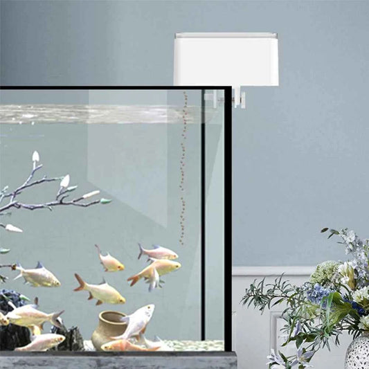 ZYfeeder intelligent fish feeder, timed and quantitative fish tank accessories, ornamental fish food dispenser