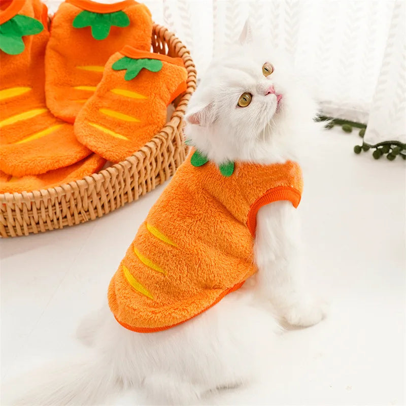 Pet Clothes Winter Warm Coats Vest Soft Fleece For Small Dogs Cats Girl Boys Chihuahua Yorkies Cute Transformation Outfit Xxs-XL - Play Paws Toys