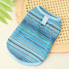 Summer Dog Vest Stripped Breathable Thin T-Shirt for Small Medium Dog Fashion Chihuahua Yorkshire Vest Pet Clothes Wholesale