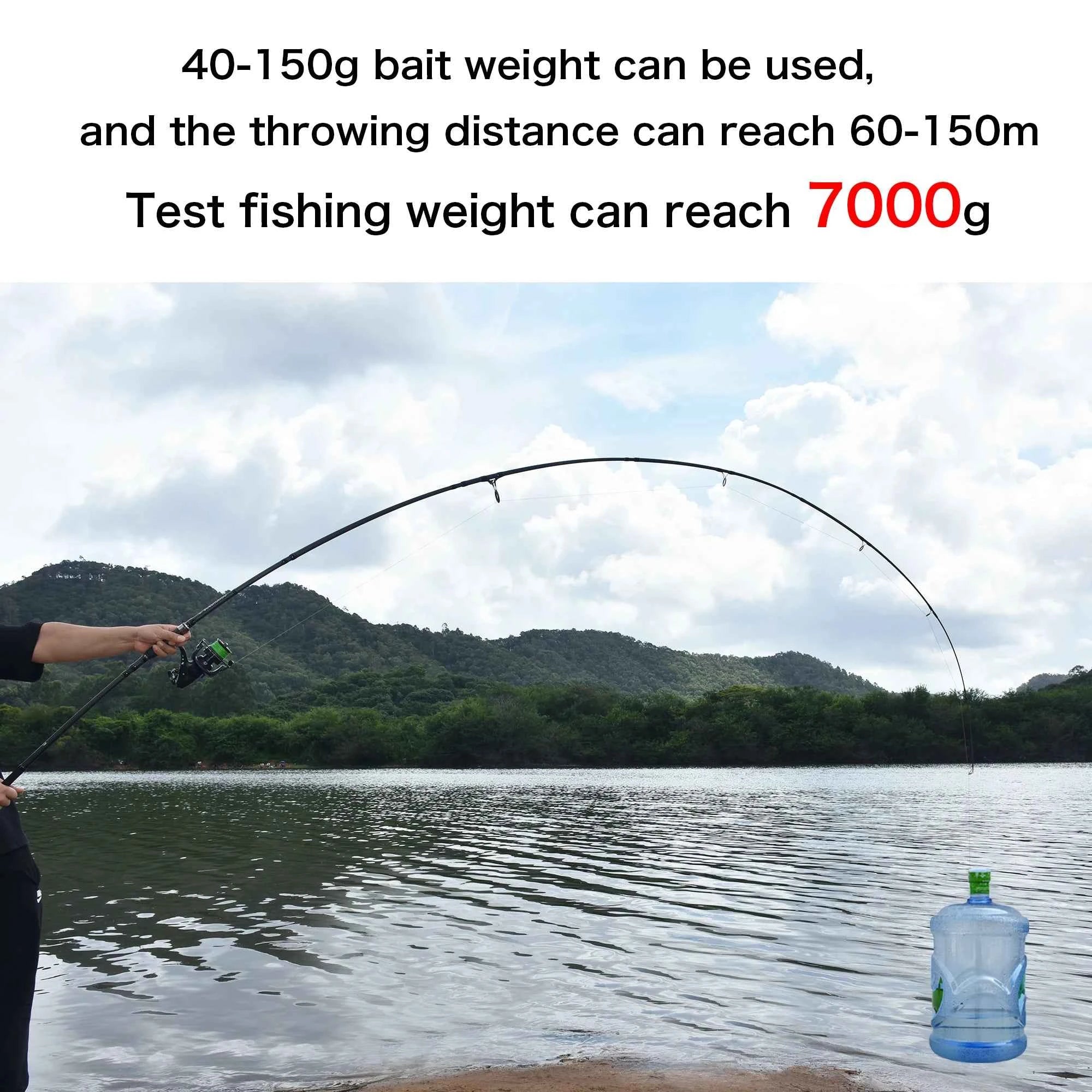 FELENHAI Traveller Carp Feeder Rod 4.2m 3.6m 3.0m Carbon Fiber 3.5lb Hard Surfcasting Fishing Pole Tackle for Spinning Lure Pole