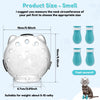 1/2Pcs Cat Muzzle Pet Grooming Cover Accessory Anti-bite Anti-Licking Cat Space Hood Breathable Helmet with 4 Silicone Paw Shoes