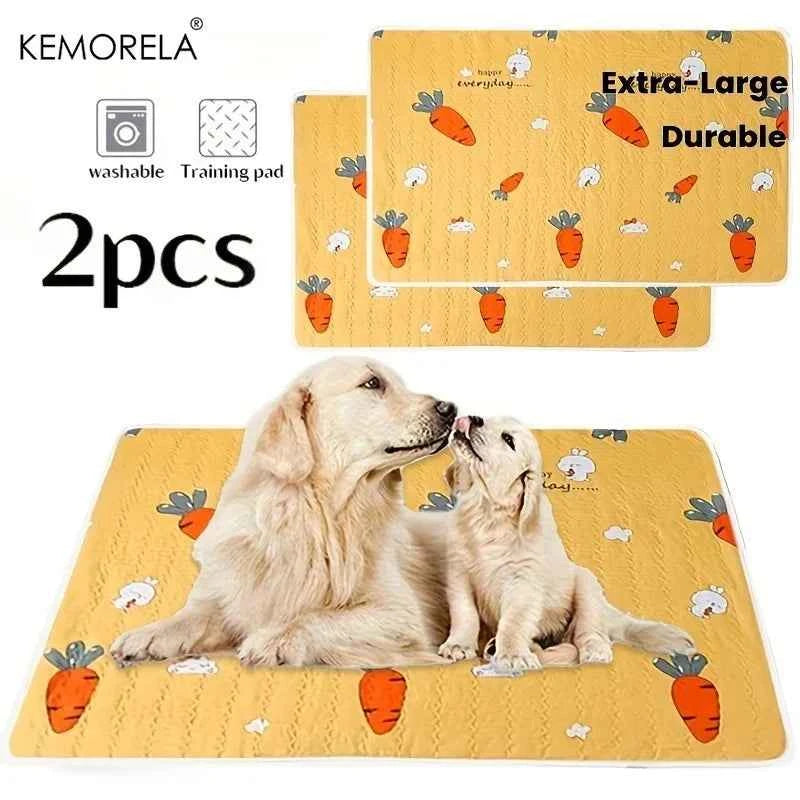 2PCS Washable Reusable Cat And Dog Urine Pads For Daily Use By Cats And Dogs Floor Mats Dog Cages Garden Picnics All Seasons