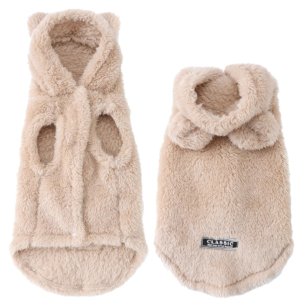Rabbit Ears Cute Cat Clothes For Small Medium Dogs Cats Puppy Soft Pet Outfits Cozy Pets Kitty Coat Winter Warm Sphynx Hoodie - Play Paws Toys