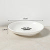 1pcs Ceramic Cat Food Bowl Wide  Safe Pets Water Food Bowls Non Slip Shallow Dish for Kitten Puppy Food Water Feeding