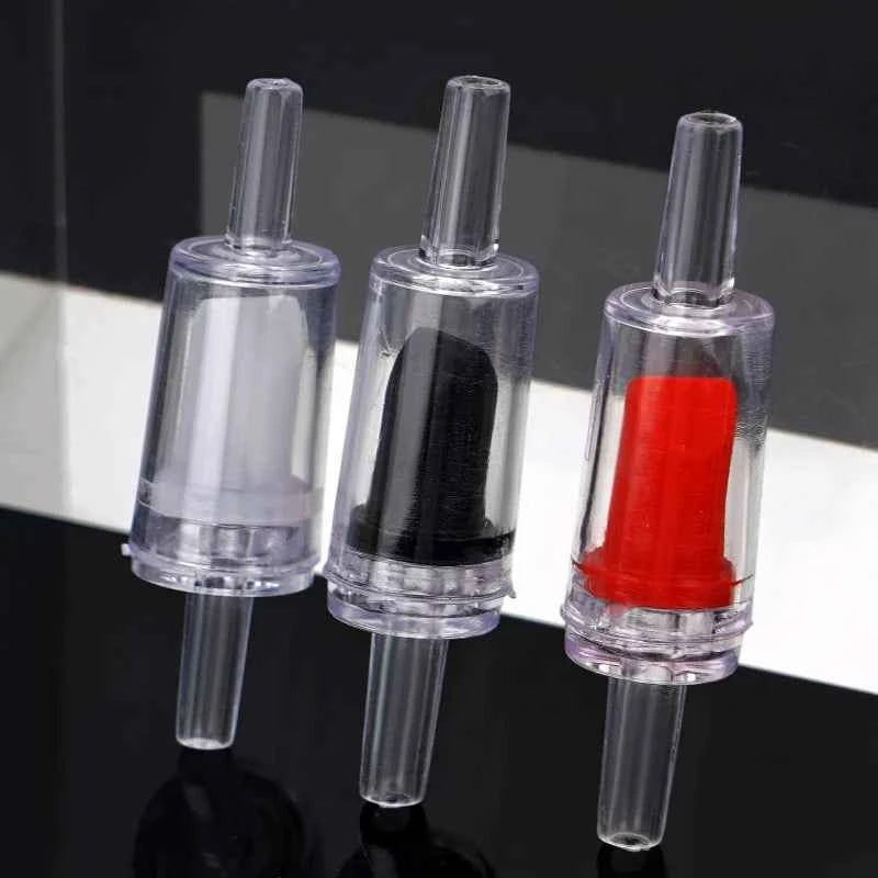 5pcs/10pcs Aquarium Check Valve For Air Pump Plastic One Way Non-Return Accessories for Fish Tank 4mm AirLine Tube