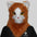 Movable Mouth Cat Head Mask Animal Latex Cute Helmet  Artificial Fur for Halloween Costumes Party Props Adult Size